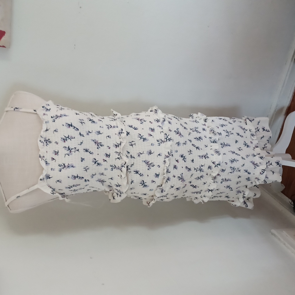 New Midi floral tube dress stretchy material